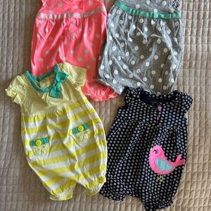 Colorful Baby Romper Set with Fun Patterns